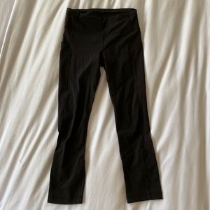 Black athletic Lululemon leggings